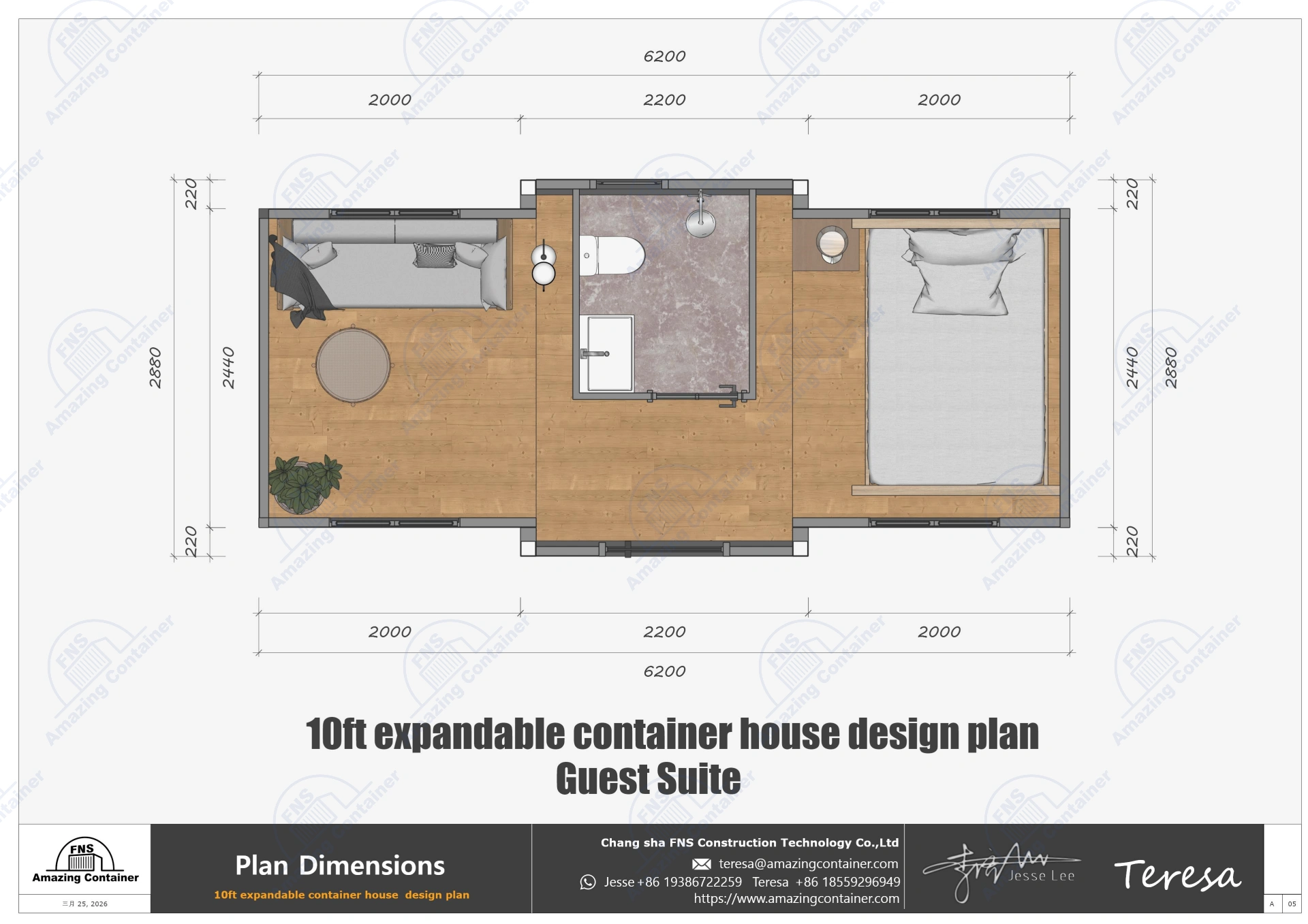 10ft-expandable-house-interior-modern-kitchen-and-bathroom-design plan-6