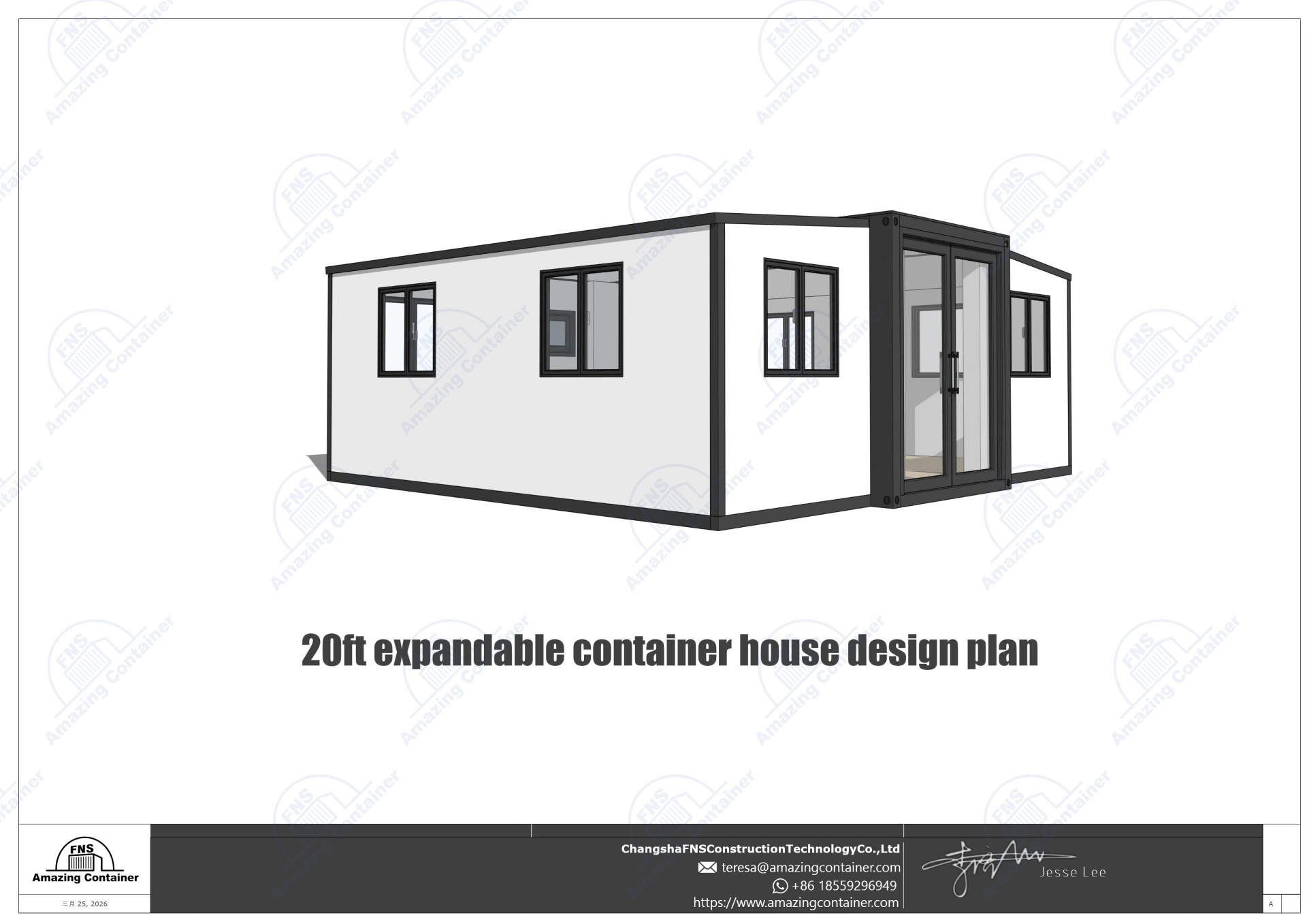 20ft-expandable-house-interior-modern-kitchen-and-bathroom-design plan-1