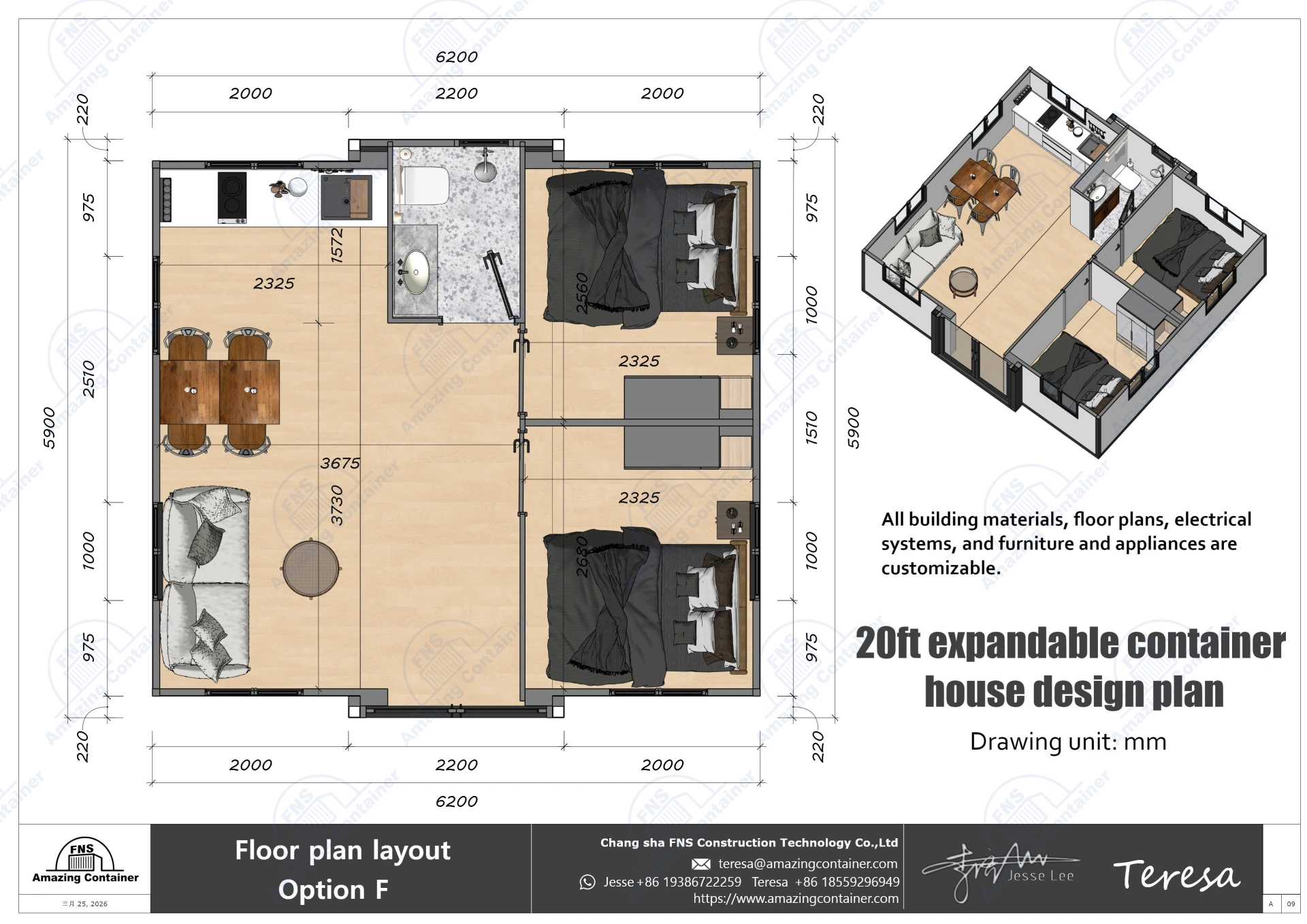 20ft-expandable-house-interior-modern-kitchen-and-bathroom-design plan-10