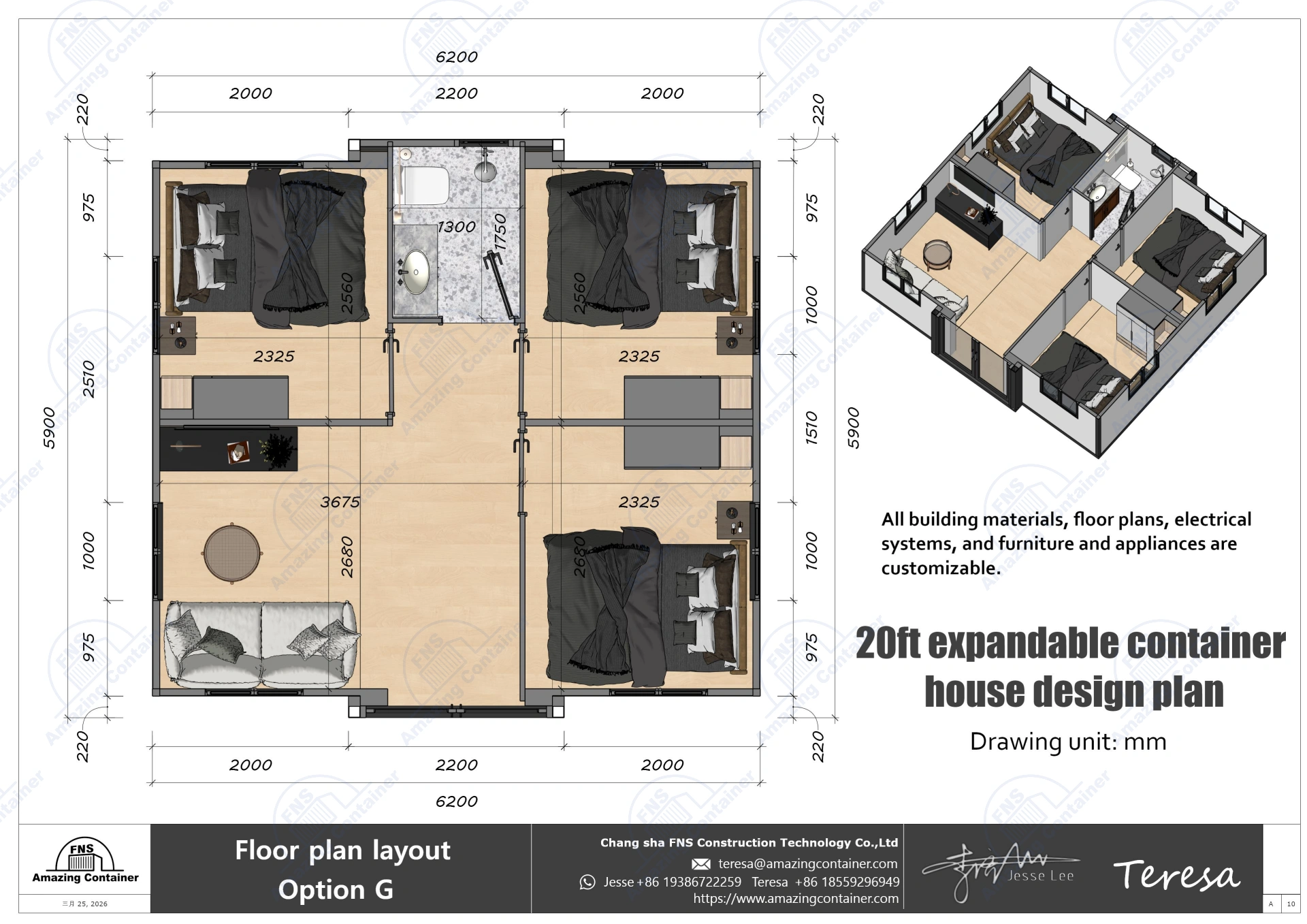 20ft-expandable-house-interior-modern-kitchen-and-bathroom-design plan-11