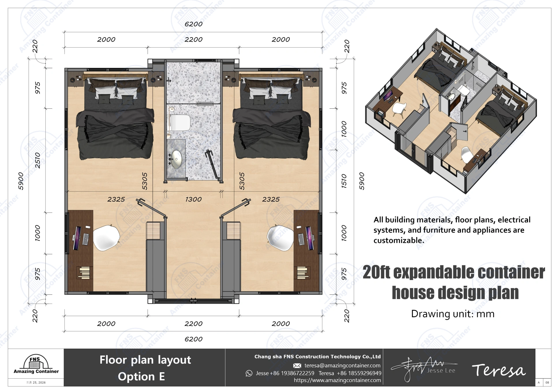 20ft-expandable-house-interior-modern-kitchen-and-bathroom-design plan-9