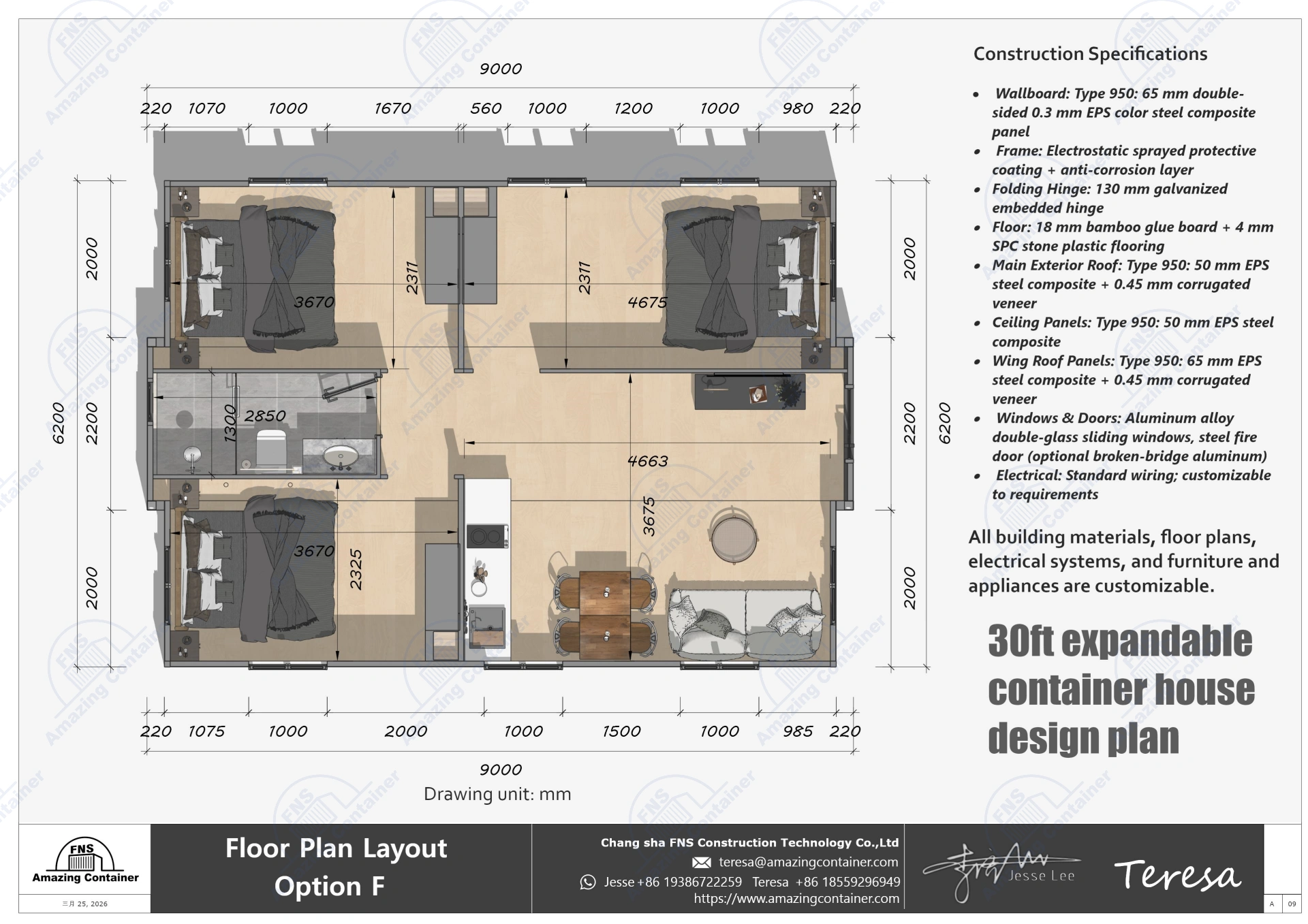 30ft-expandable-house-interior-modern-kitchen-and-bathroom-design plan-10