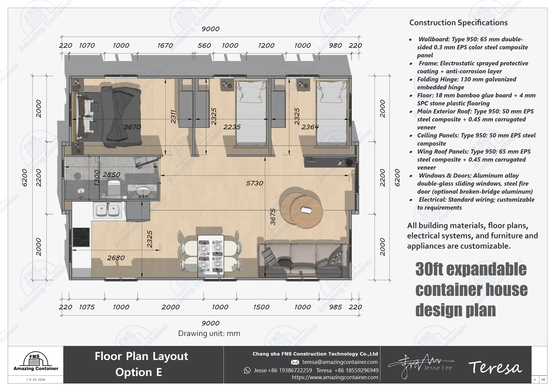 30ft-expandable-house-interior-modern-kitchen-and-bathroom-design plan-9