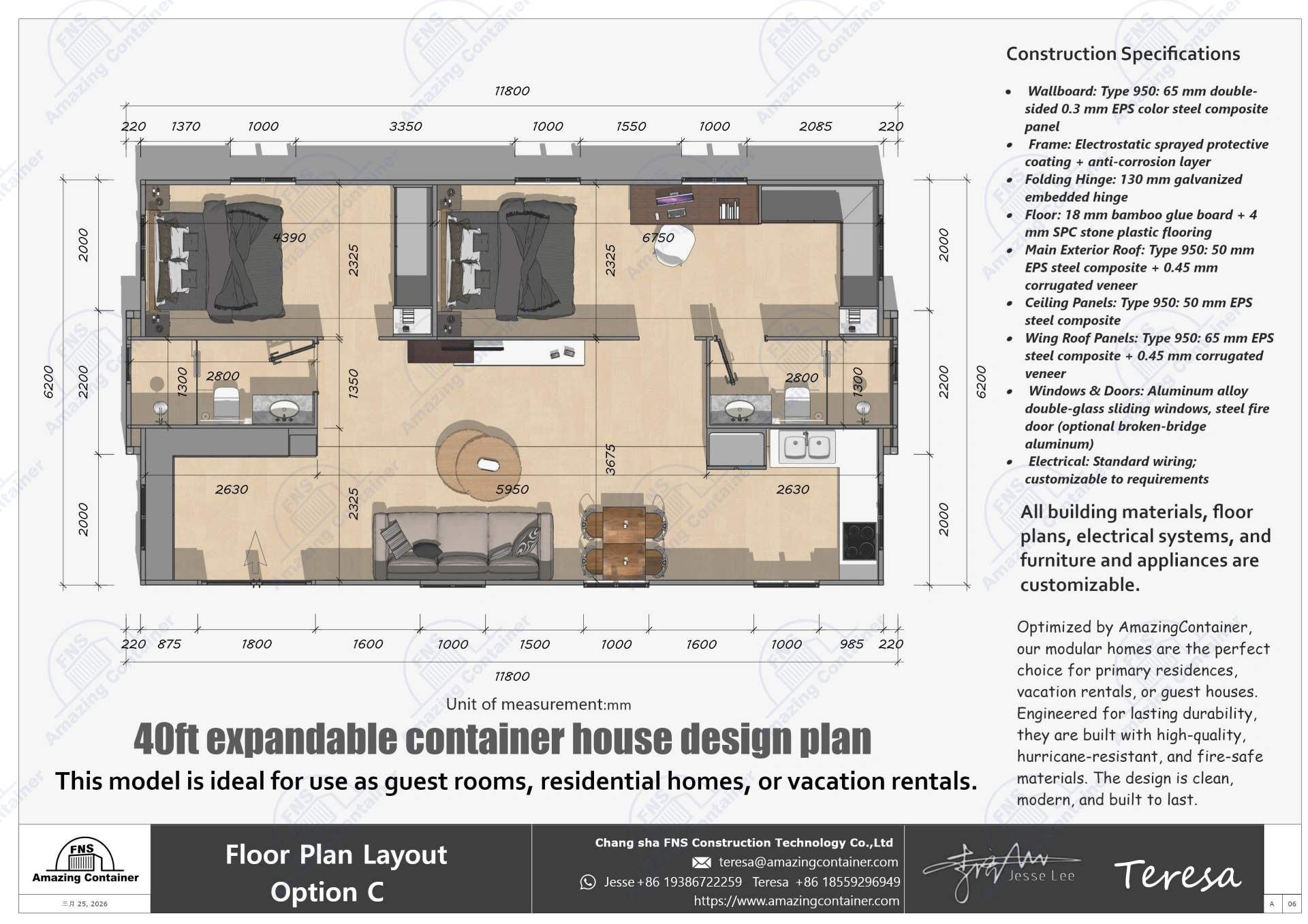 40ft-expandable-house-interior-modern-kitchen-and-bathroom-design plan-7