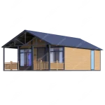 AmazingContainer™ EC-N-30FT Innovative Design Expandable Home with Gabled Roof  56m² / 603 sq. ft.) - 图片 13