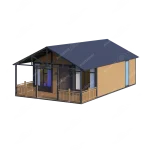 AmazingContainer™ EC-N-30FT Innovative Design Expandable Home with Gabled Roof  56m² / 603 sq. ft.) - 图片 15