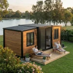 AmazingContainer™ 10ft Luxury Expandable Home:  Turnkey Modular Residence (18m² / 193 sq. ft.)-ADU