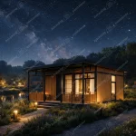 AmazingContainer™ EC-N-20FT Innovative Design Luxury Modular Villa: Premium Wood-Texture Retreat - 图片 3