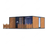 AmazingContainer™ EC-N-20FT Innovative Design Luxury Modular Villa: Premium Wood-Texture Retreat - 图片 10