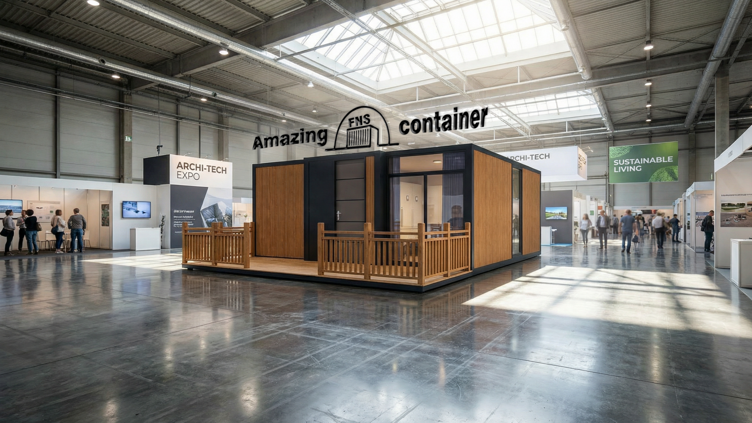 Expandable container house  1