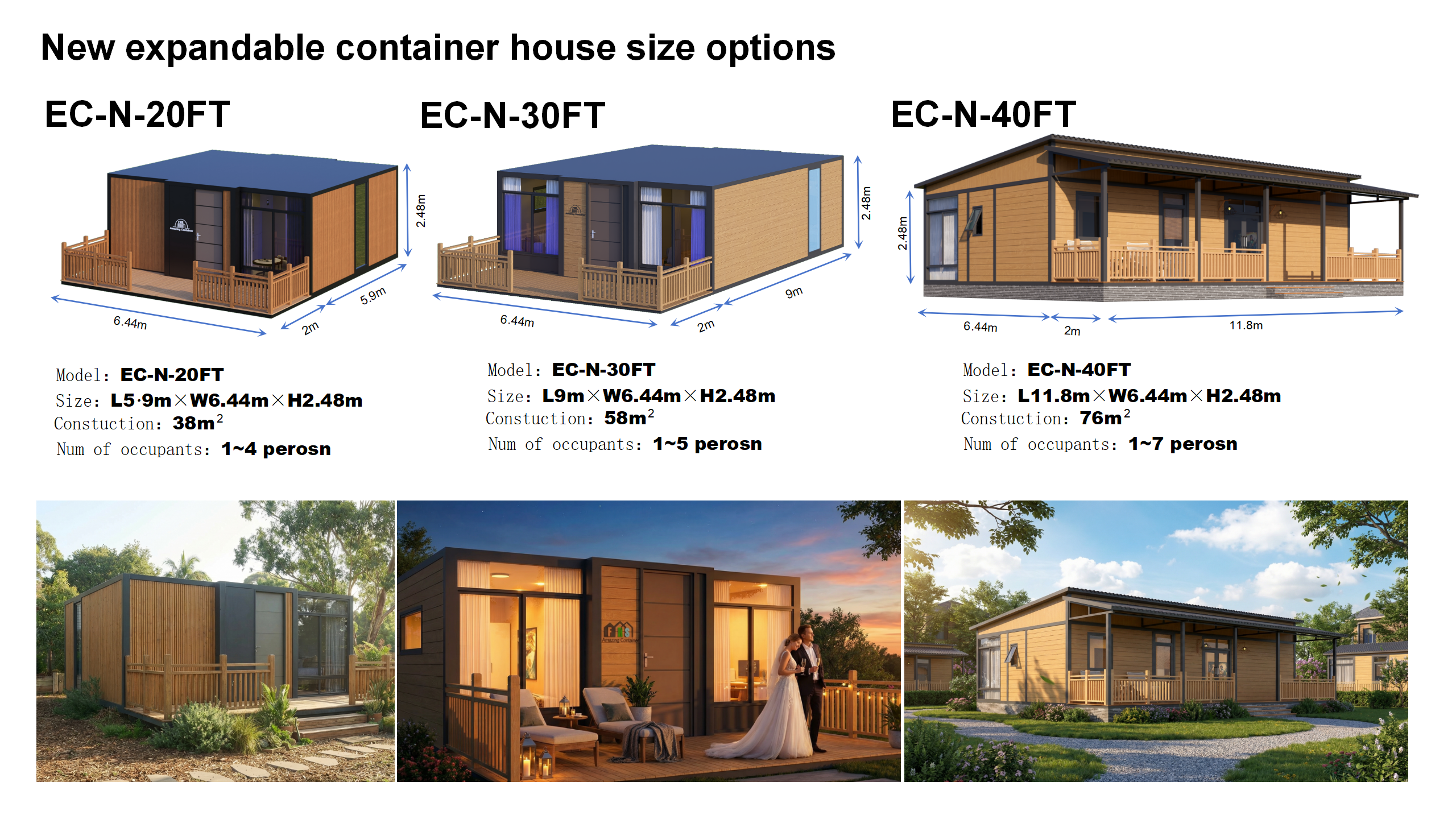 Expandable container house  2