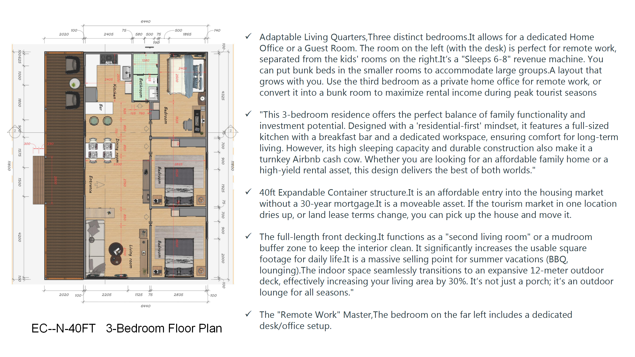 Expandable container house  9
