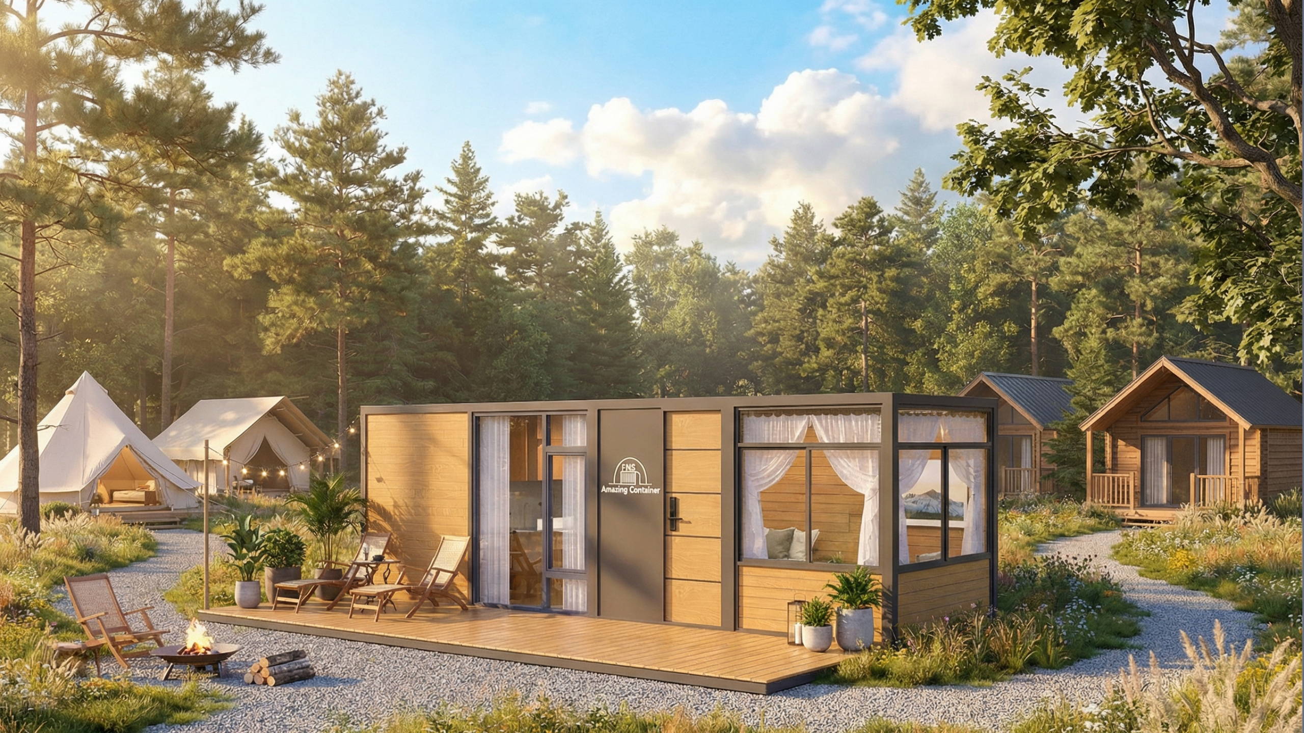 Container Camping Cabins / Resort House-Container House  4