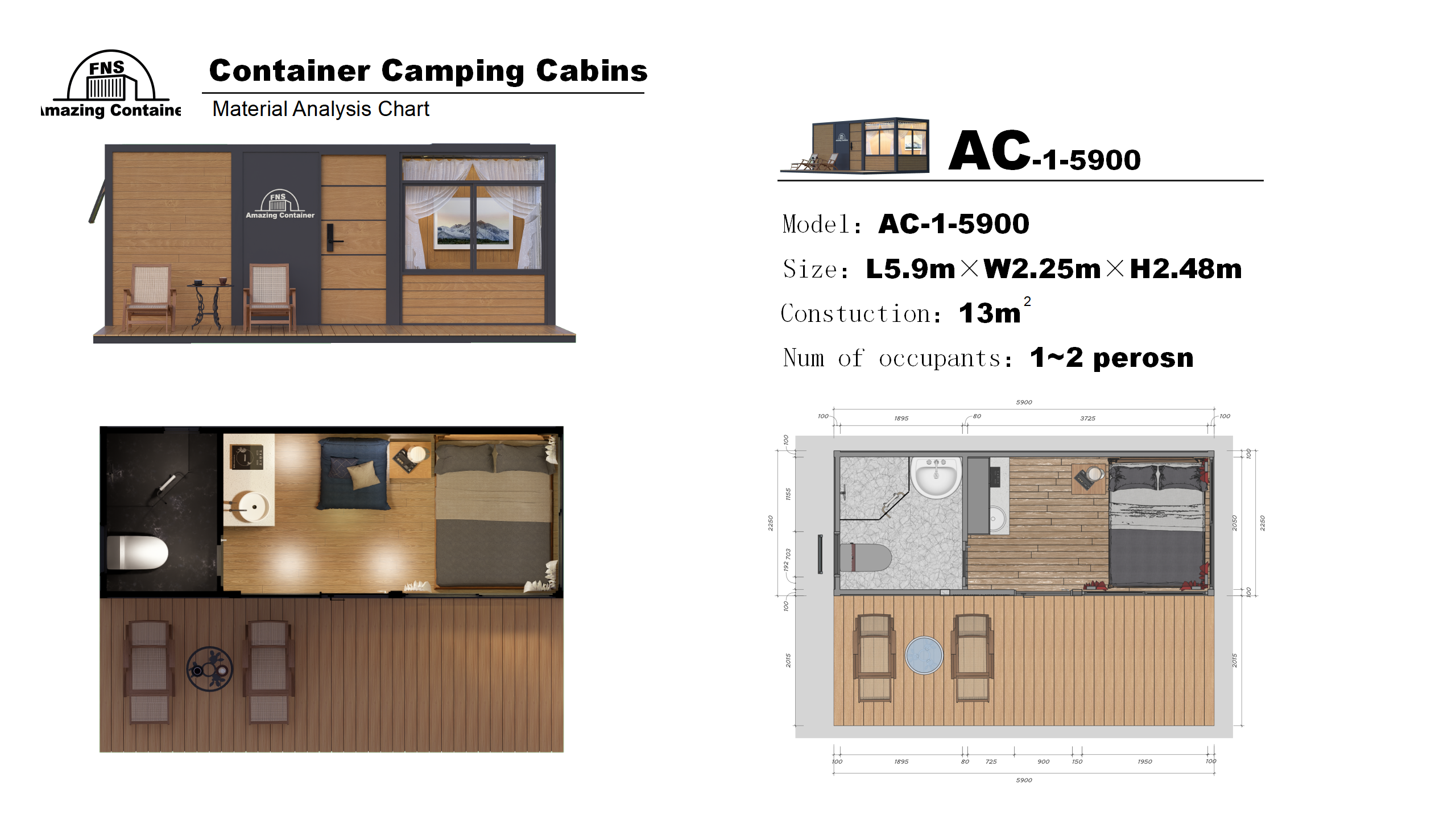 Container Camping Cabins / Resort House-Container House  10